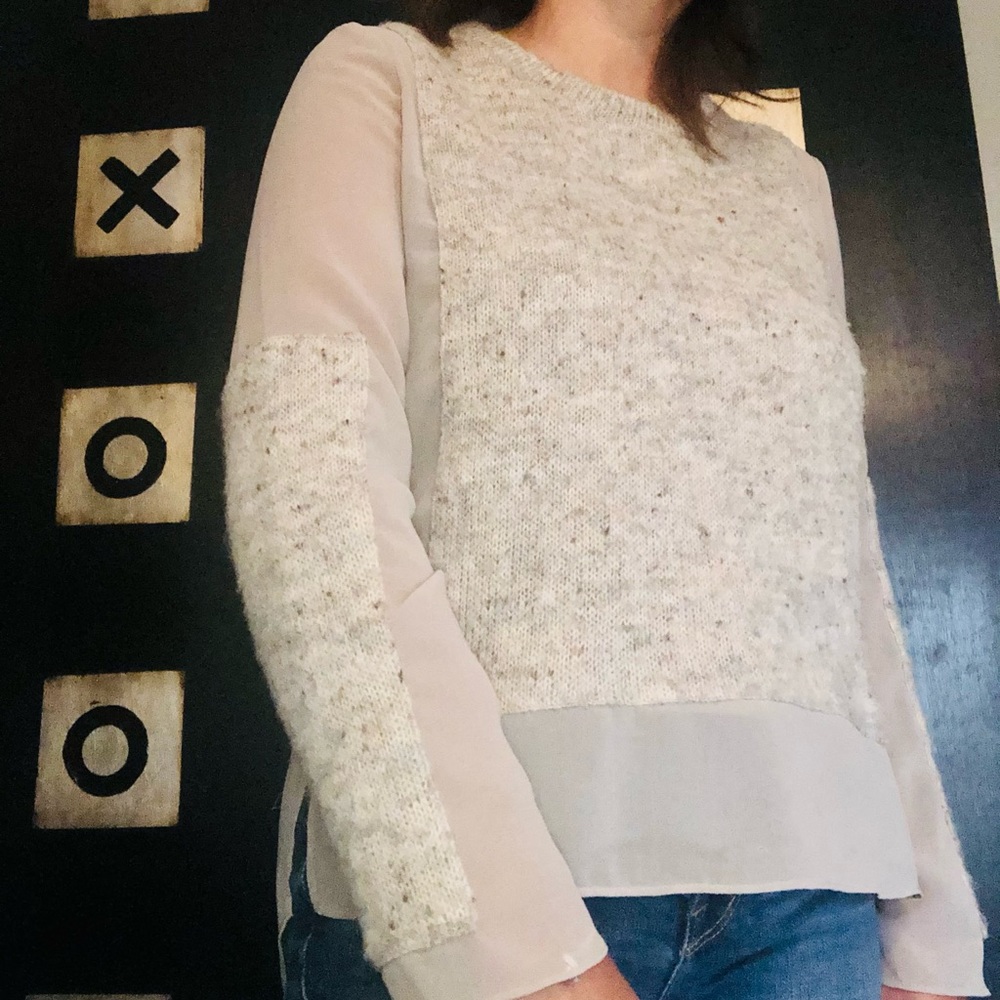 Block pattern sweater - Picture 4 of 5